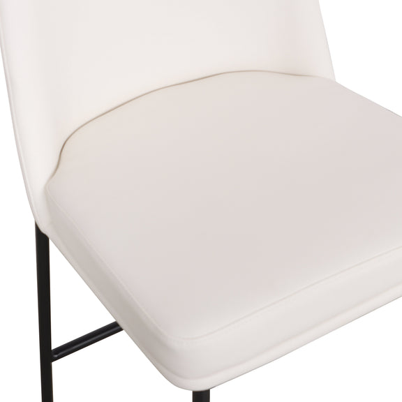 Sydney Performance Vegan Leather Counter Stool - Set of 2 - Cream
