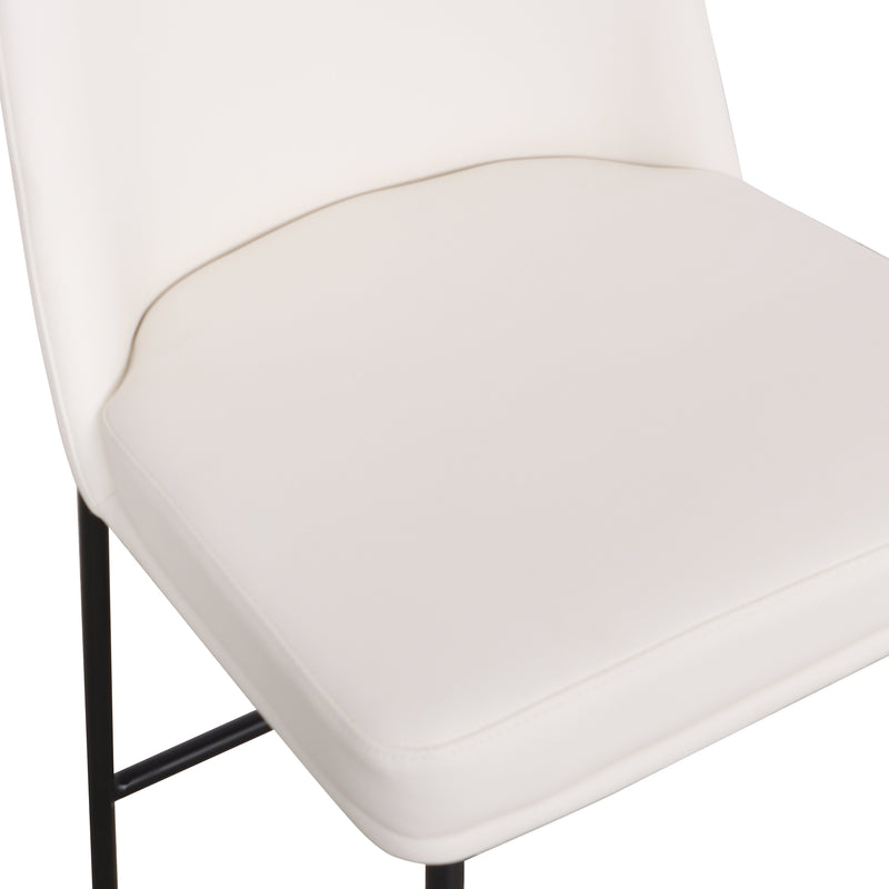 Sydney Performance Vegan Leather Counter Stool - Set of 2 - Cream