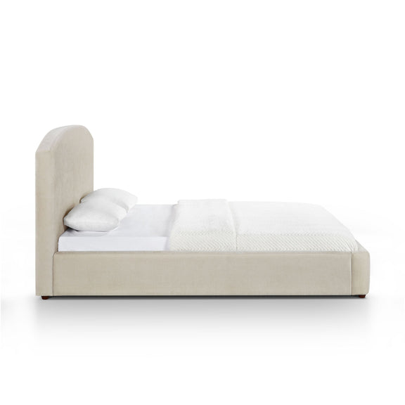 Leah Performance Chenille Bed - Cream