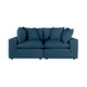 Cali 80" Modular Loveseat - Navy