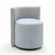 Alyssa Rolling Desk Chair - Blue