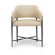 Sezanne Contract-Grade Vegan Leather Dining Chair - Taupe
