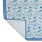 Dolce Natural Cotton Table Cloth - Baby Blue / 70" x 120"