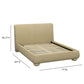 Rayne Textured Fabric Bed - Honey