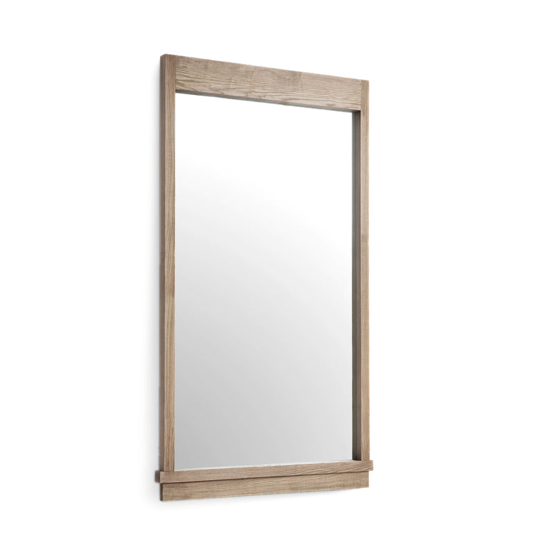 Aimee 44"X77" Solid Brushed Ash Floor Mirror
