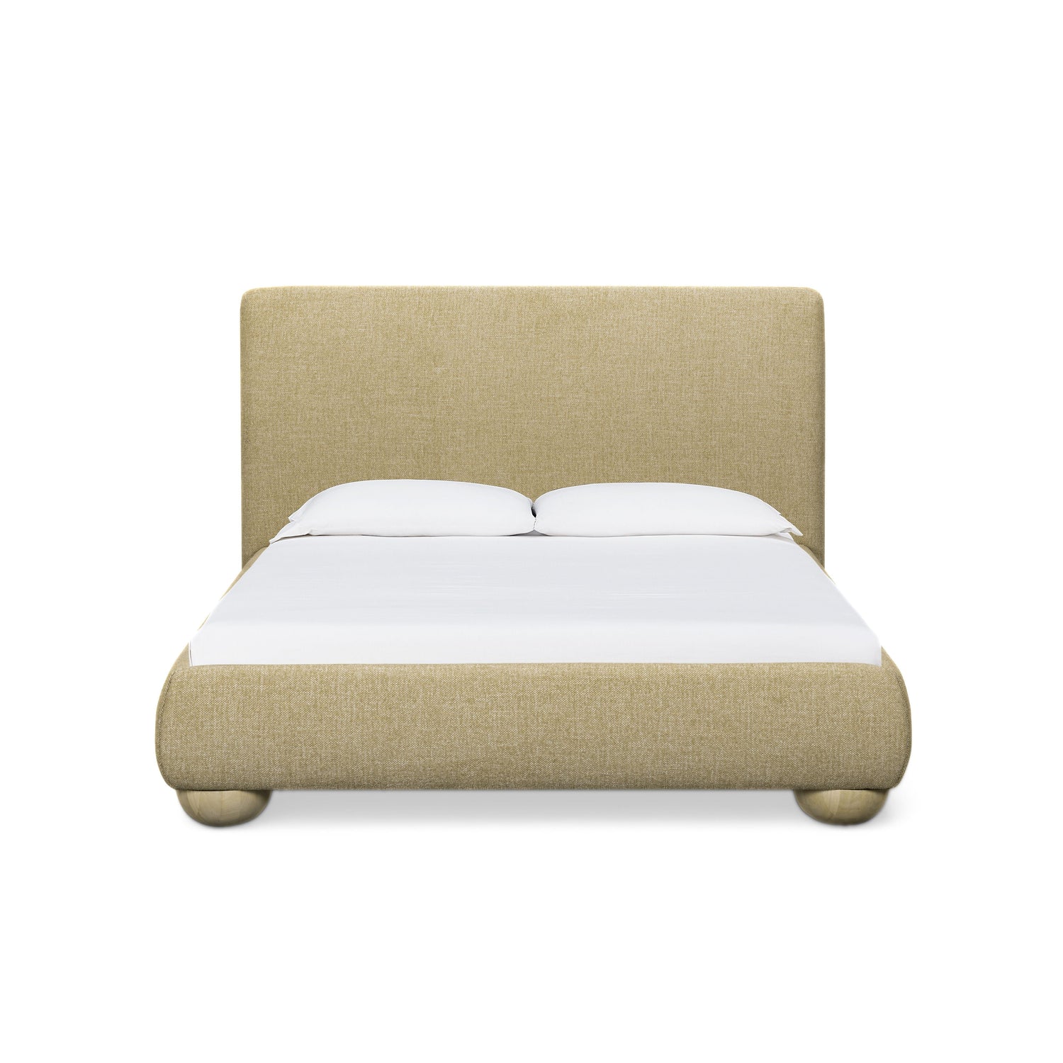 Rayne Textured Fabric Bed - Honey