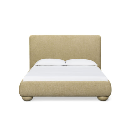 Rayne Textured Fabric Bed - Honey