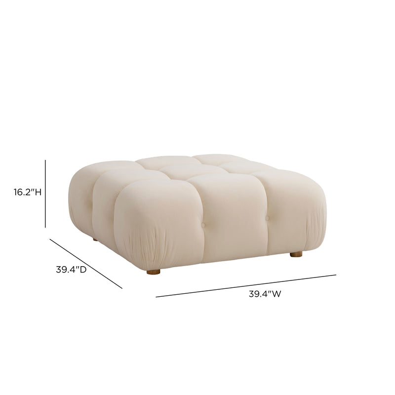 Calliope Performance Modular Ottoman - Off-White