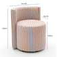 Alyssa Rolling Desk Chair - Brown