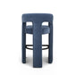 Malone Performance Chenille Stool - Blue Denim / Bar Height