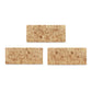 Berri 60" Natural Burl 3-Drawer Work Desk
