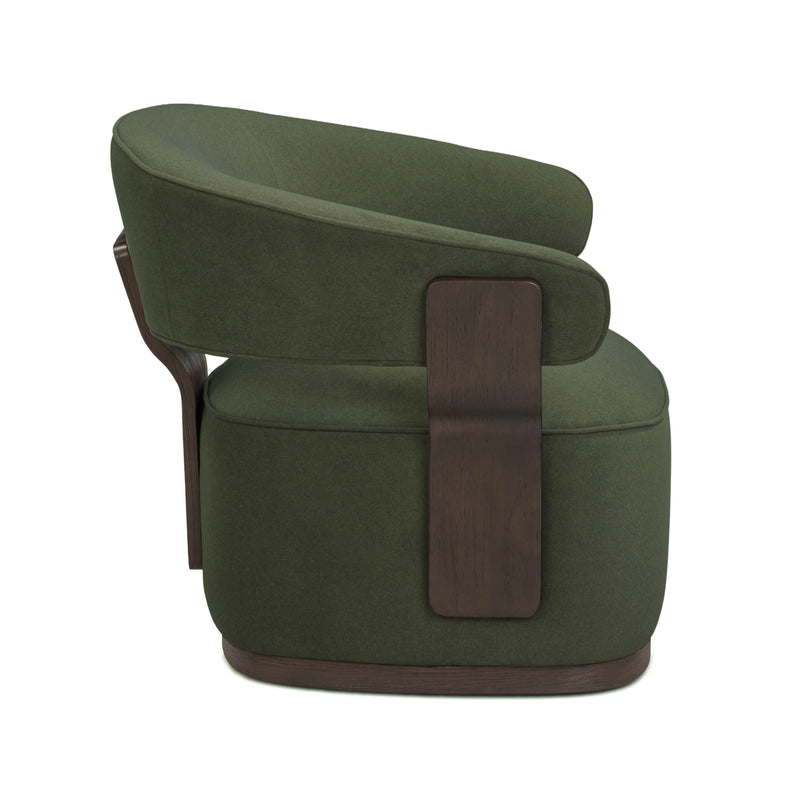 Madison Performance Swivel Accent Chair - Green