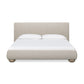 Rayne Textured Fabric Bed - Cream