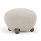 Pucker Ottoman - Warm Grey