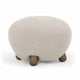 Pucker Ottoman - Warm Grey
