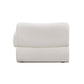 Zenith Contract-Grade Upcycled Fabric Corner Chair - Cream / RAF