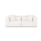 Tarra 86" Modular Loveseat - Cream