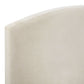 Leah Performance Chenille Bed - Cream