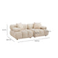 Calliope 79" Modular Loveseat - Off-White