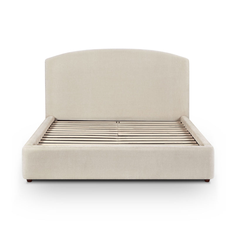 Leah Performance Chenille Bed - Cream