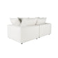 Cali 80" Modular Loveseat - Pearl