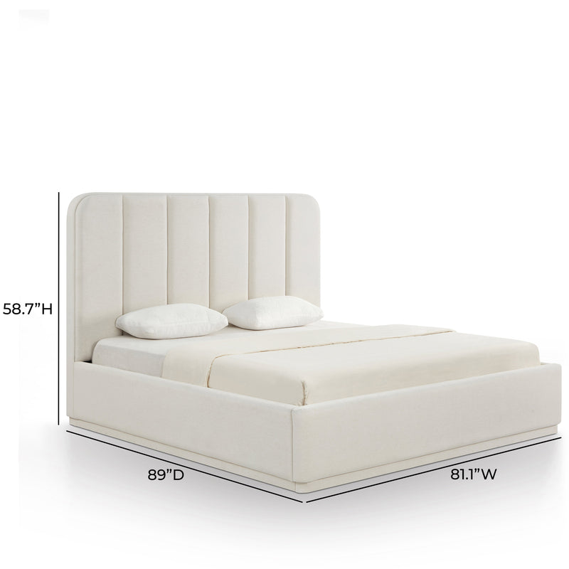 Parker Bed - Cream