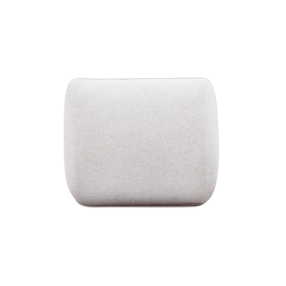 Arezza Stone White Contract-Grade Basketweave Chenille Armless Chair