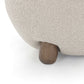 Pucker Ottoman - Warm Grey