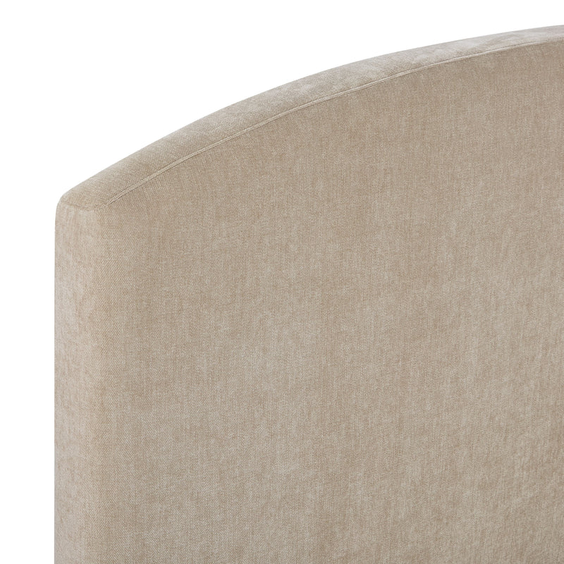 Leah Performance Chenille Bed - Taupe