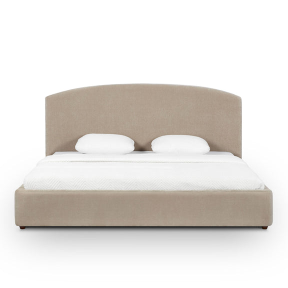 Leah Performance Chenille Bed - Taupe