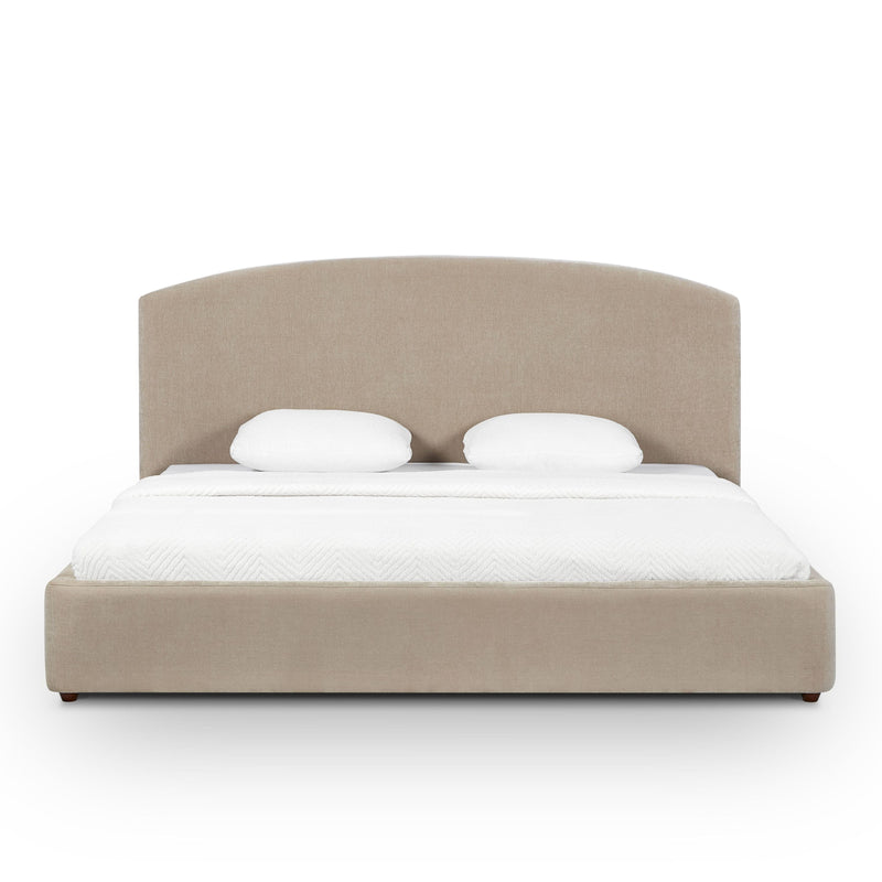 Leah Performance Chenille Bed - Taupe
