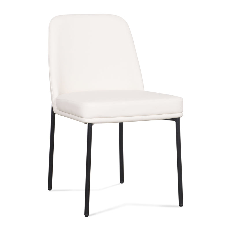 Sydney Performance Vegan Leather Dining Chair - Set of 2 - Cream