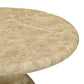 Cynthia Concrete Indoor/Outdoor Side Table - Light Emperador Marble