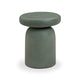Lydia Concrete Indoor/Outdoor Side Table - Green