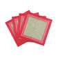 Crissy Cotton Canvas Printed Napkins - Set of 4 - Pink