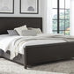 Xolani Queen-Size Acacia Wood Platform Bed in Jaguar