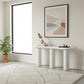 Sven Wooden Console Table in Rice
