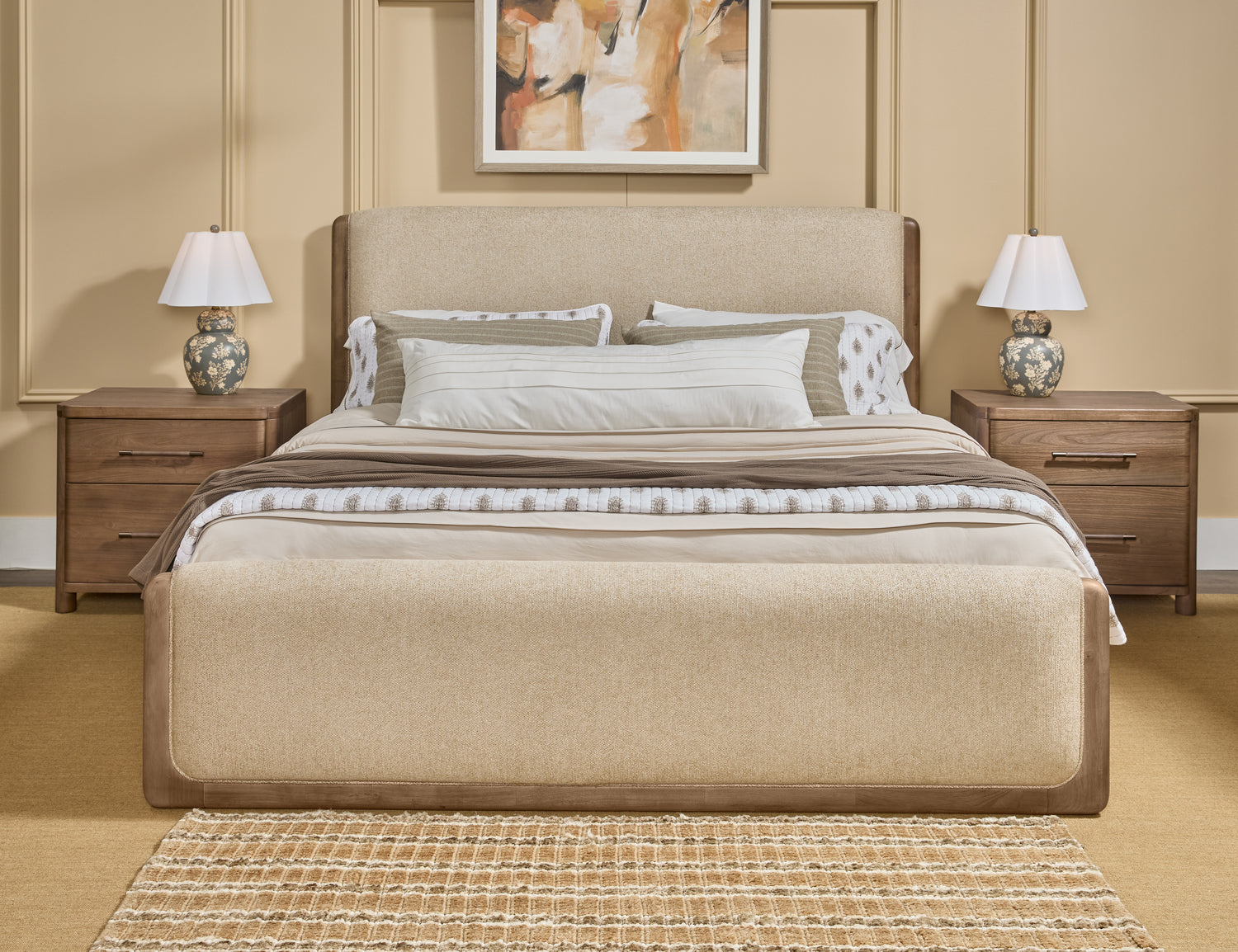 Hollis Uph CK Bed - Swtr/C Glw
