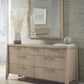 Sumire Seven Drawer Ash Wood Dresser in Ginger