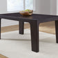 Zamba Rectangular Acacia Wood Dining Table in Jaguar