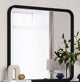 Elora Beveled Glass Mirror in Jet Black Ash
