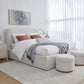 Off-White Upholstered Platform Bed in Ricotta Boucle (2026)