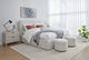 Off-White King-size Upholstered Platform Bed in Ricotta Boucle (2026)