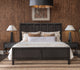 Dorsey Queen-size Wooden Panel Bed in Basalt Grey