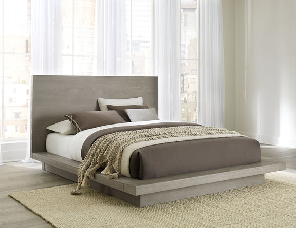 Melbourne California King-Size Panel Bed in Mineral