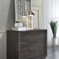 Oxford 3 Drawer Nightstand in Basalt Grey (2024)