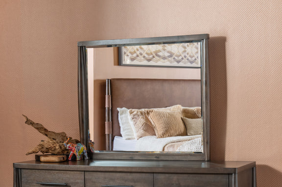 Koko Beveled Glass Wall or Dresser Mirror in Minx