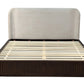 Penny Fluted QN Bed - Ch Ms