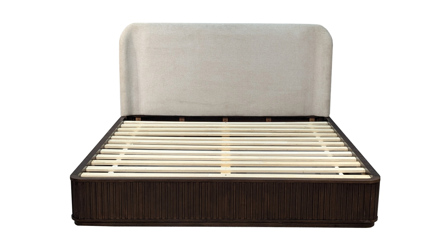 Penny Fluted CK Bed - Ch Ms