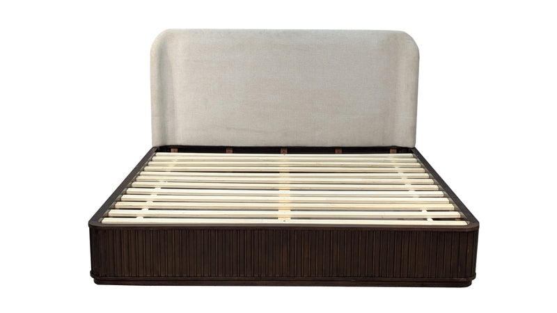Penny Fluted CK Bed - Ch Ms